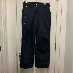 Columbia Convert Black Snowboard Ski Pants size 14/16